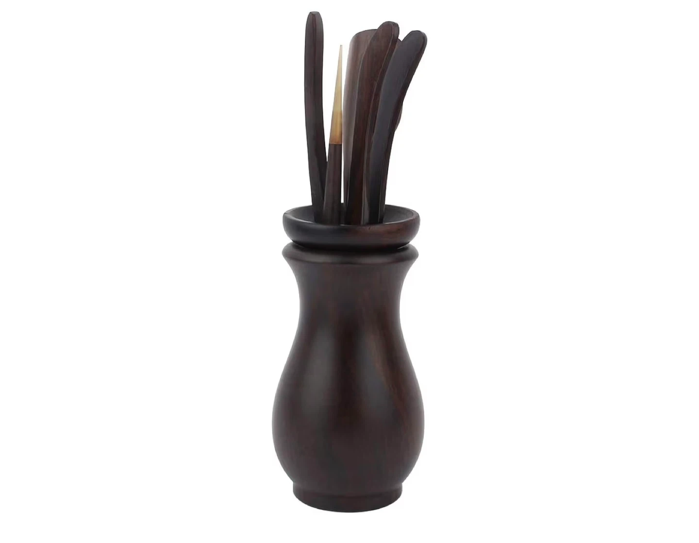 6-Piece Wooden Kong Fu Tea Set