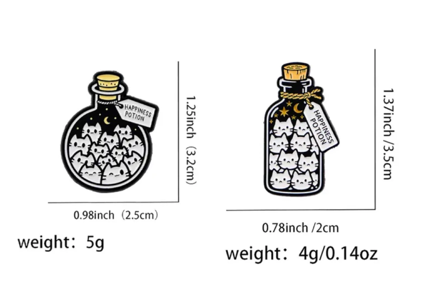Happiness Potion Enamel Pin Set - photo 2