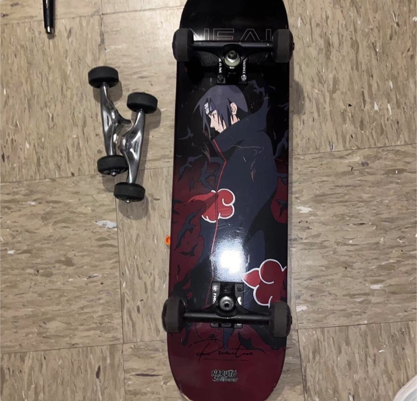 naruto akatsuki itachi primitive skateboard