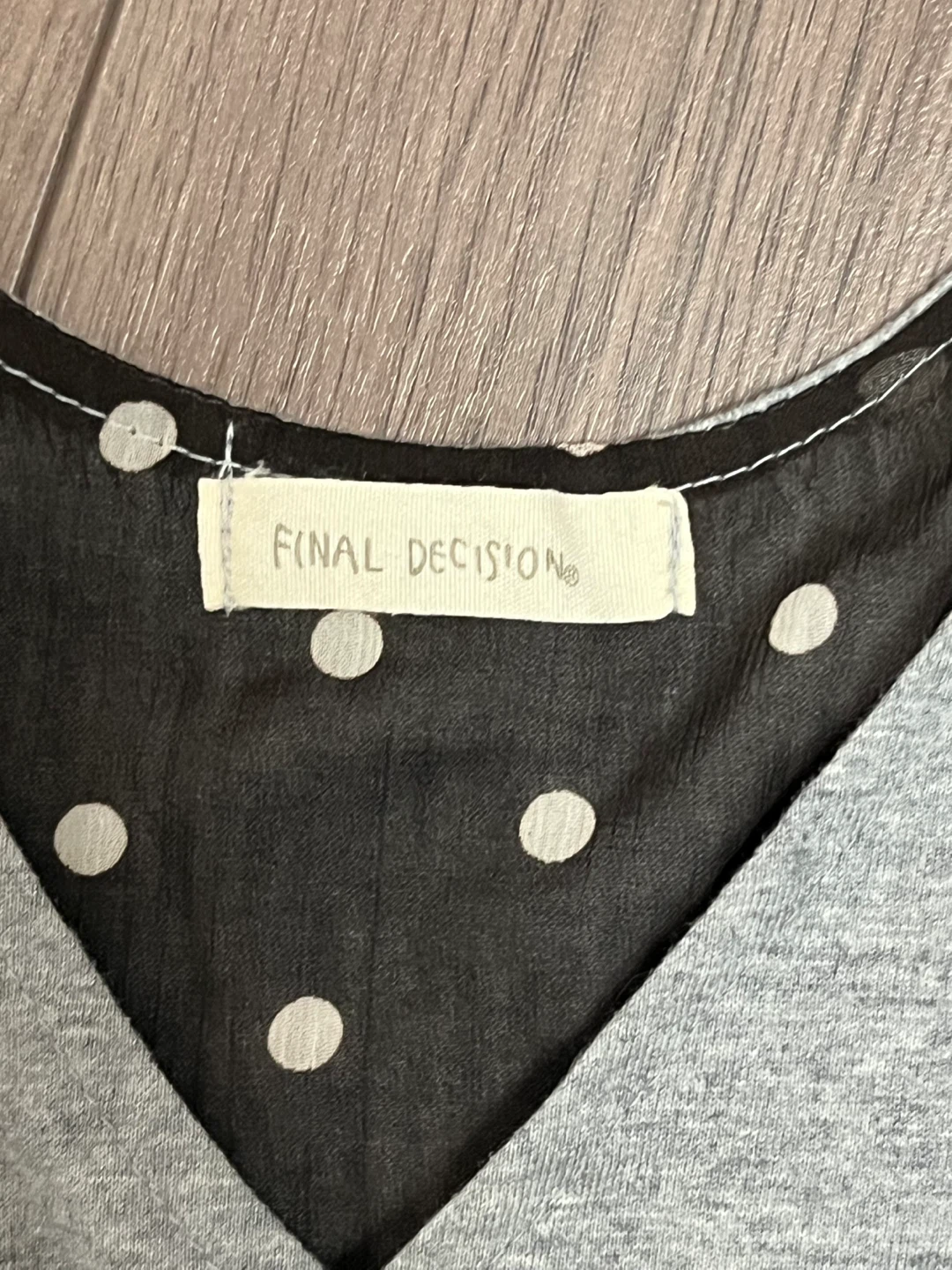 Final Decision Grey Dress Size M - photo 4