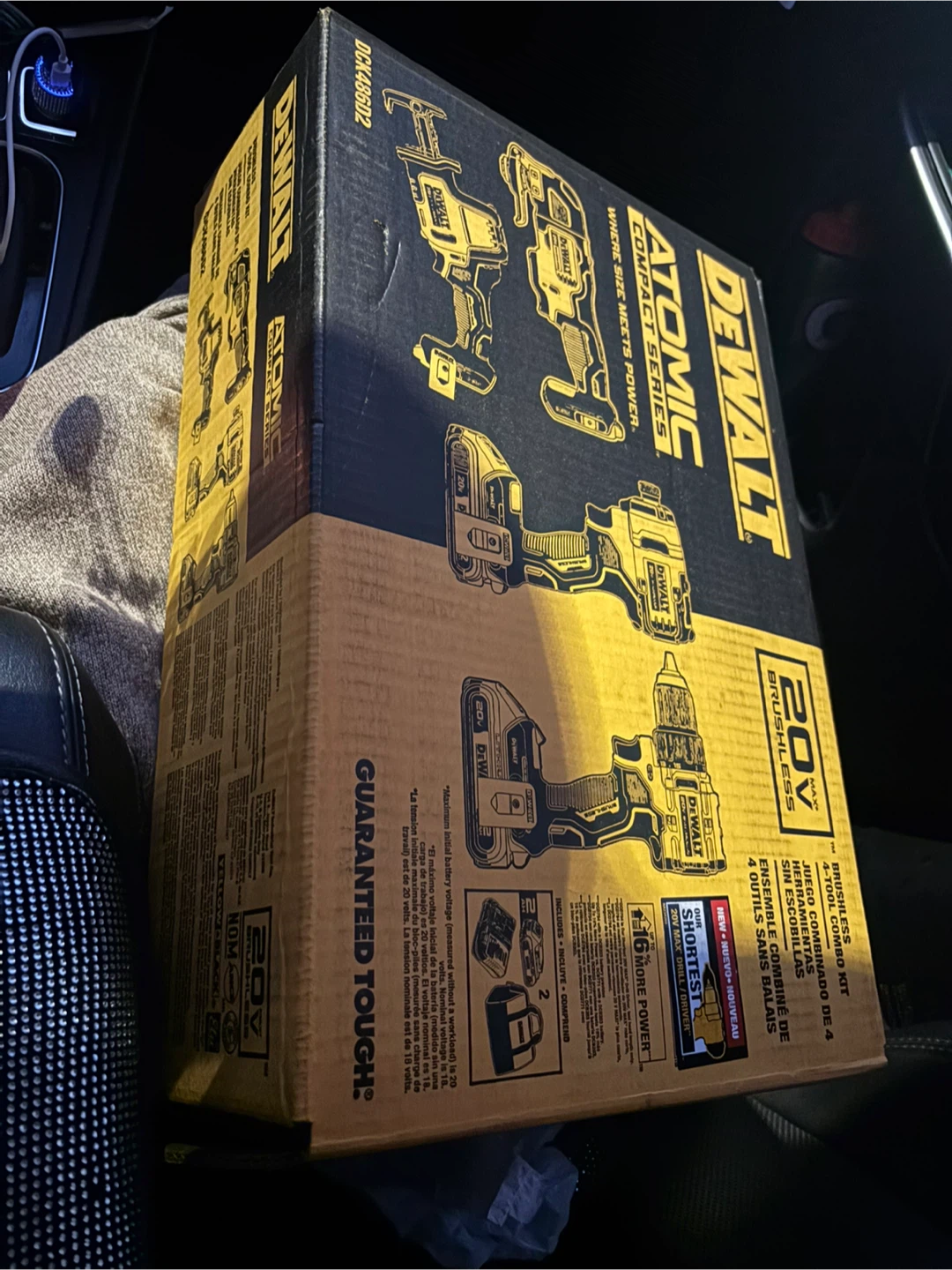 New DeWalt Atomic 20V 4-Tool Combo Kit DCK468D2 - photo 3