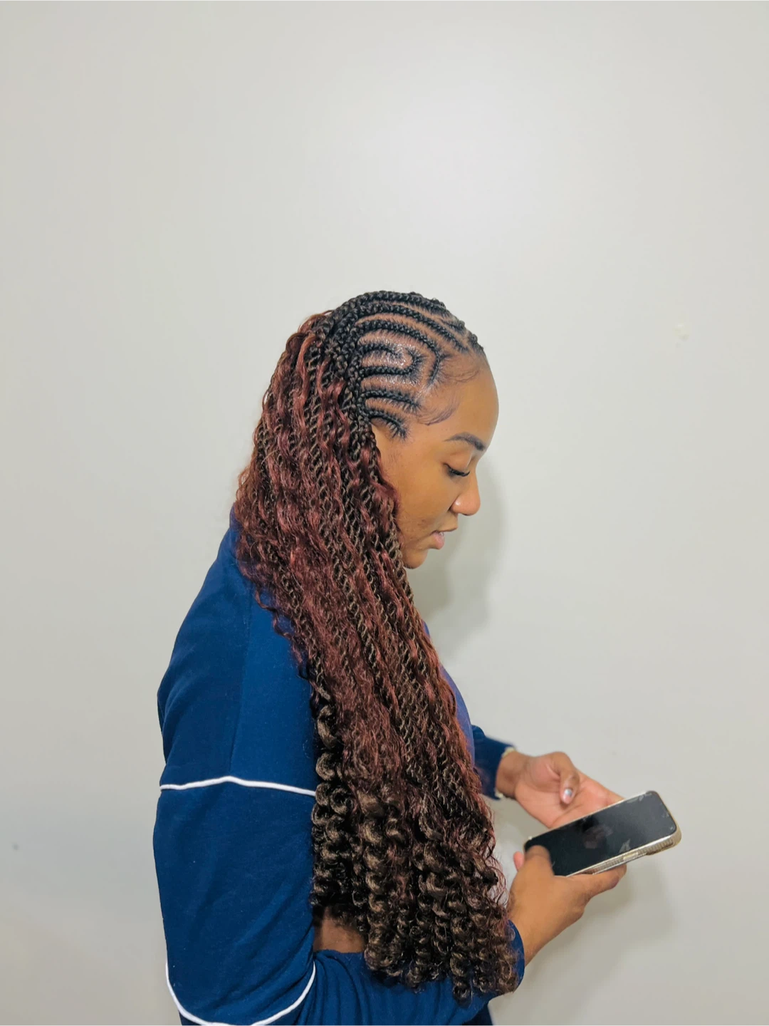 Island twist/stitch braids