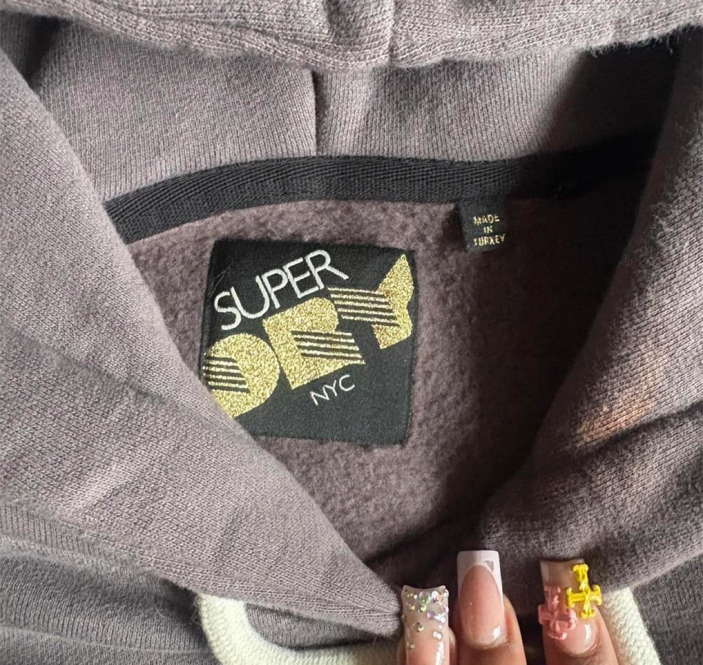 superdry rinestone hoodie - photo 3