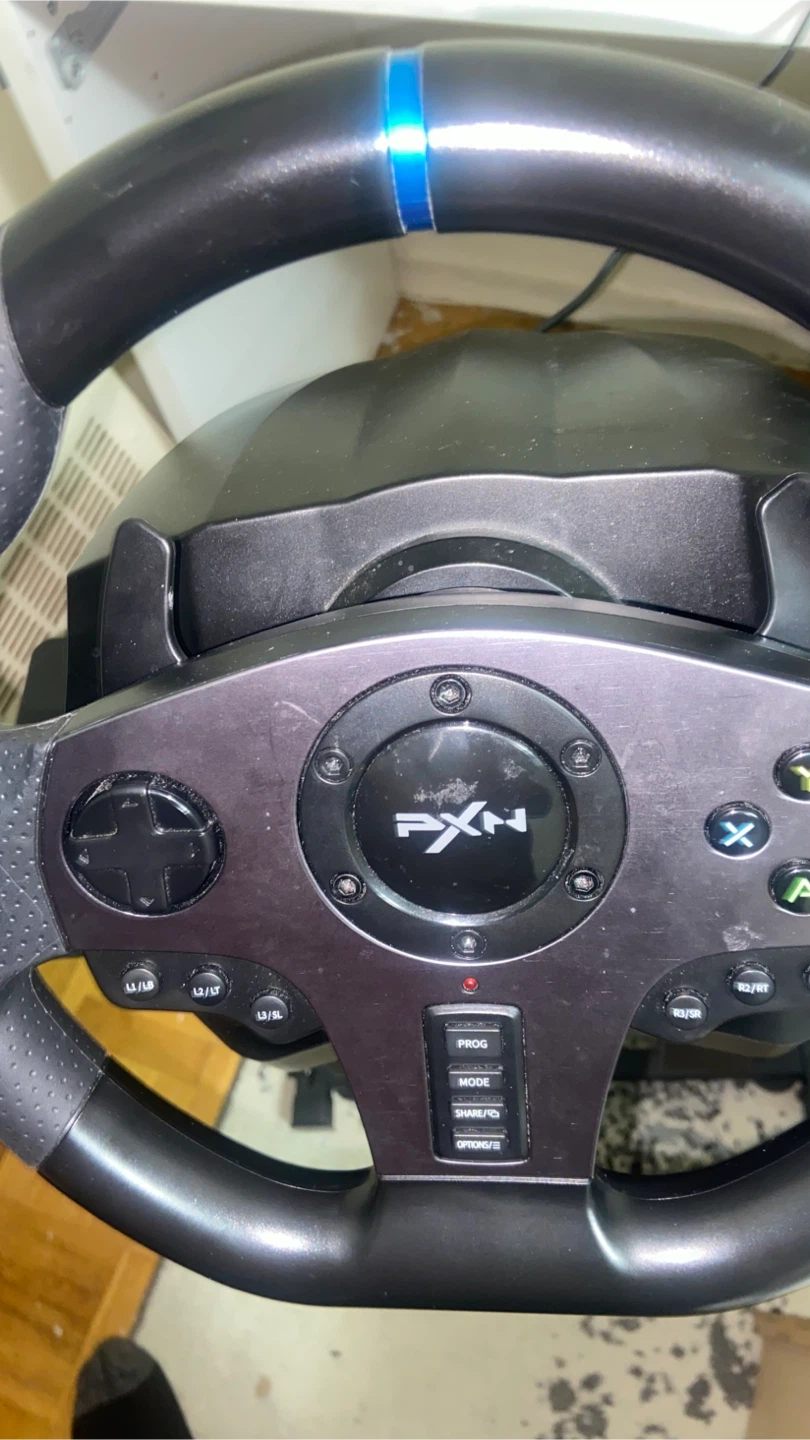 PlayStation 4 Controller & PXN Steering  Wheel Combo