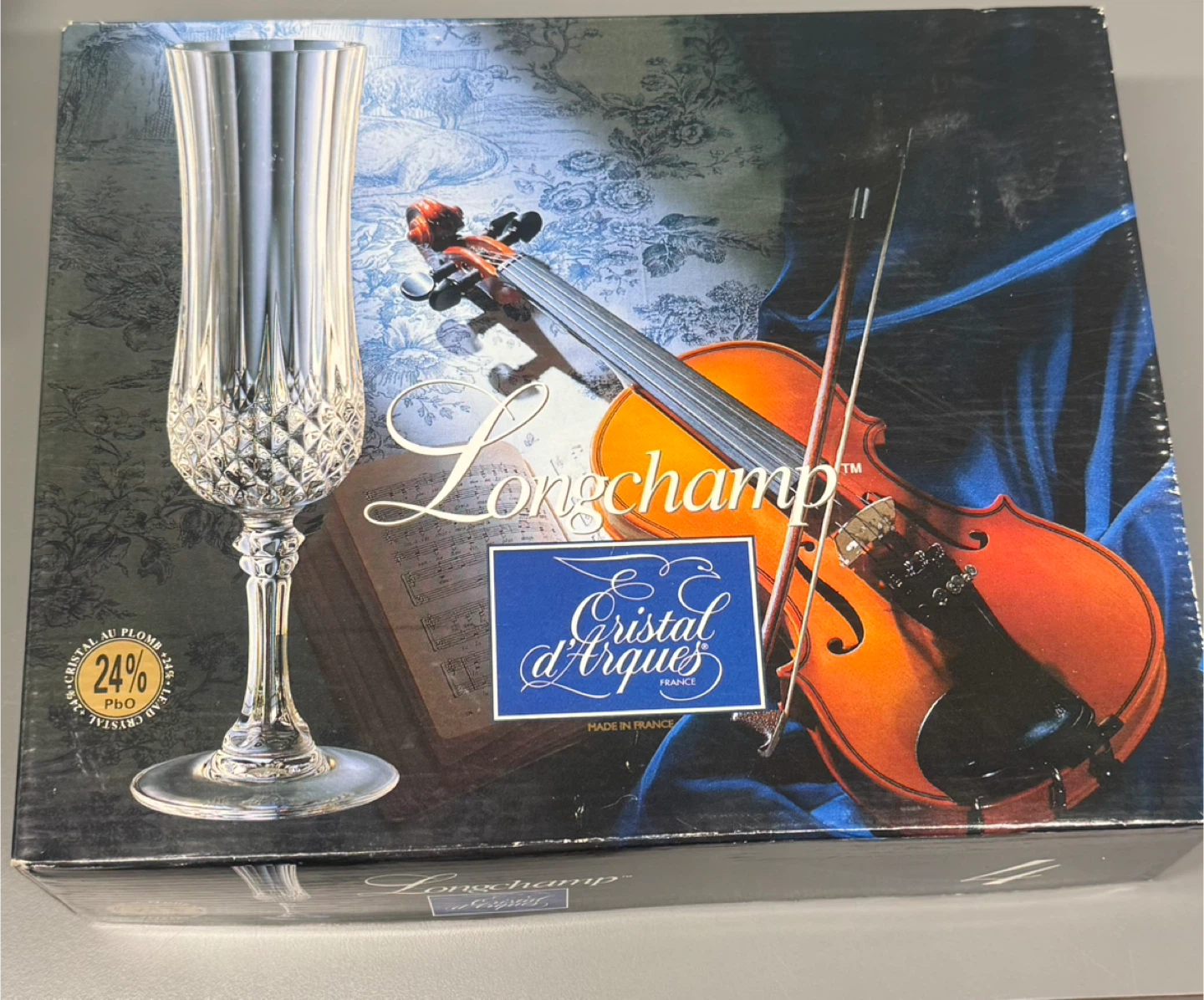 Cristal d'Arques Longchamp Champagne Flutes (Set of 4) - photo 3