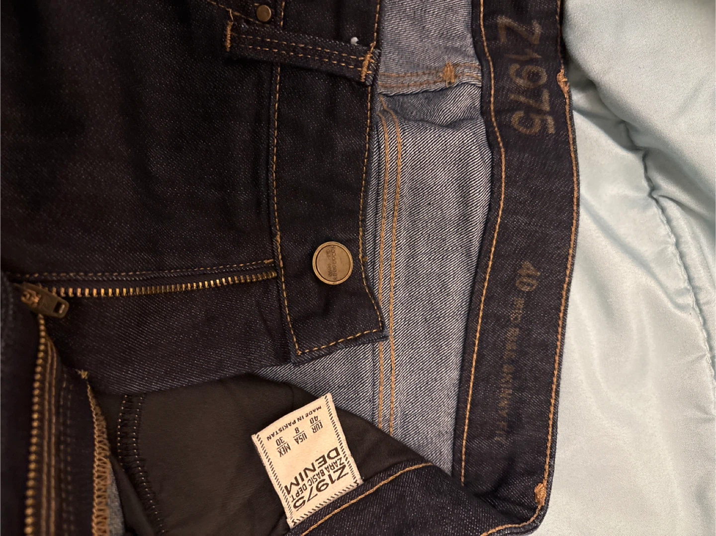 Zara Basic Denim Dept. Jeans - Size 30 - photo 3