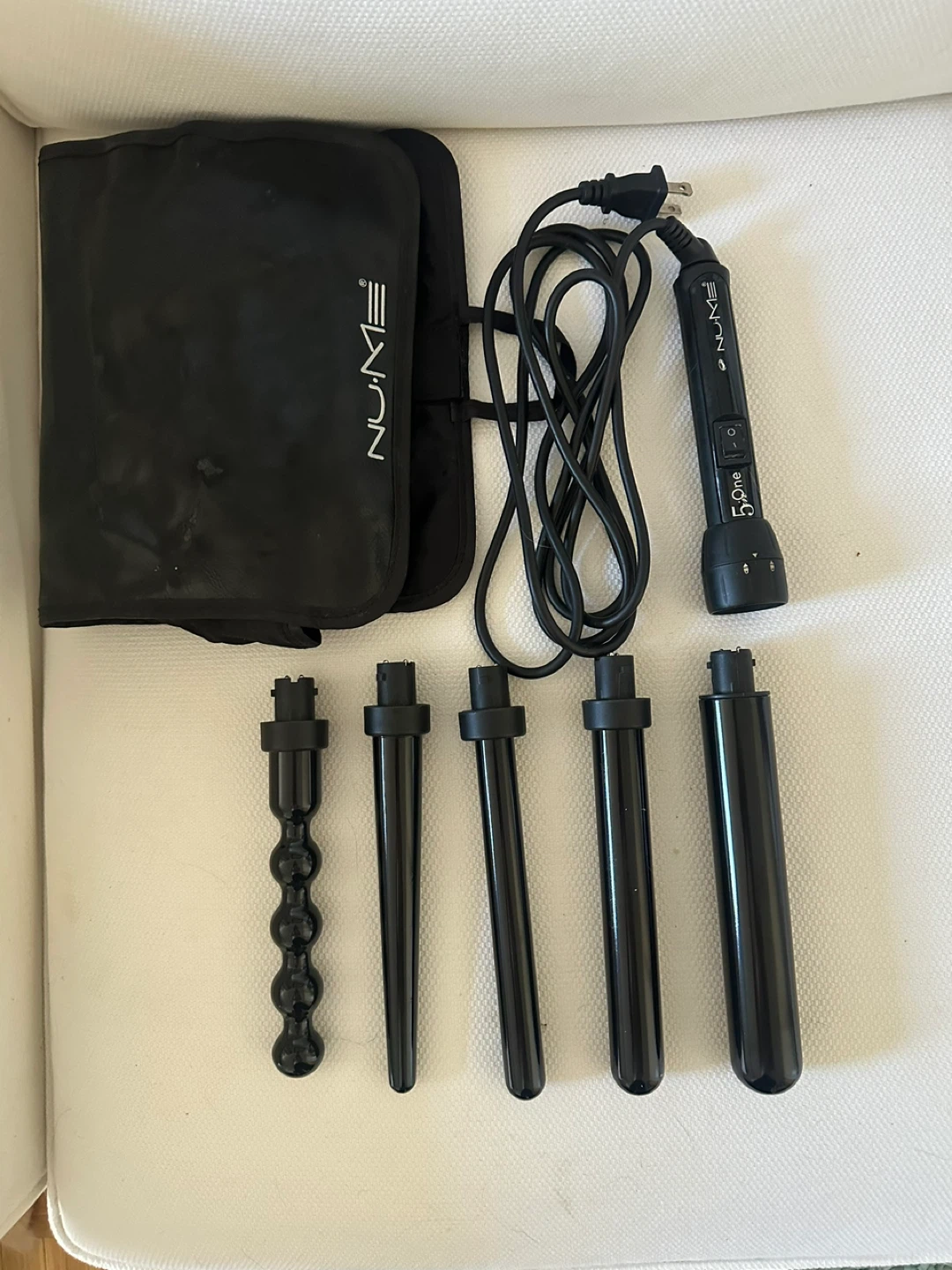 🥕 NuMe tourmaline 5 in One Curling Wand Set