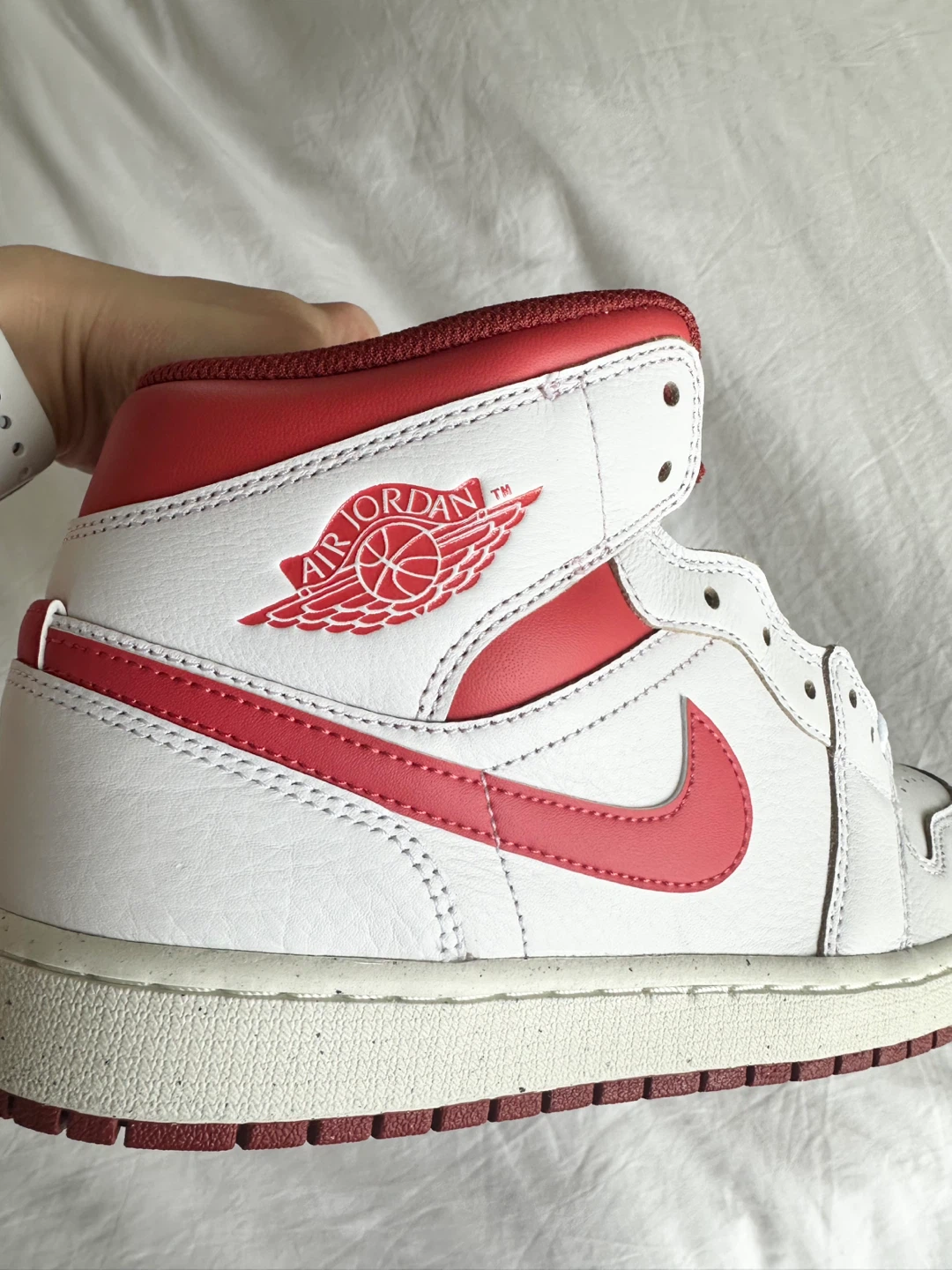 🆕 Nike Air Jordan 1 Mid Se Leather Sneakers US 10.5 - photo 4