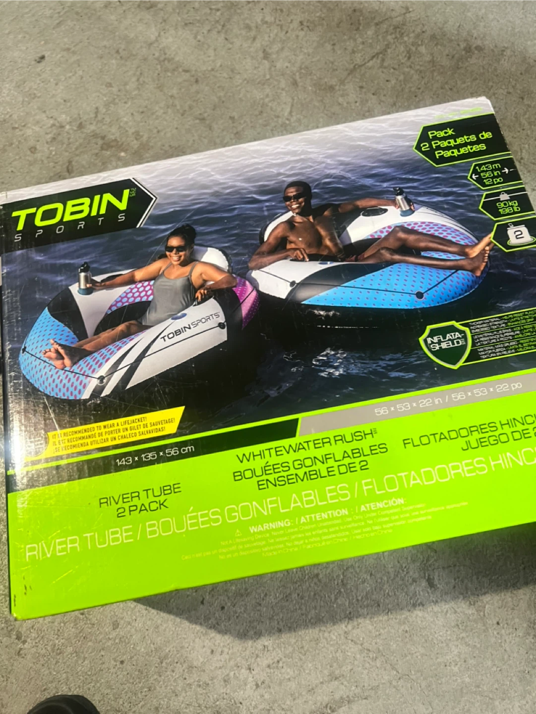 Tobin Sports River Tube 2-Pack