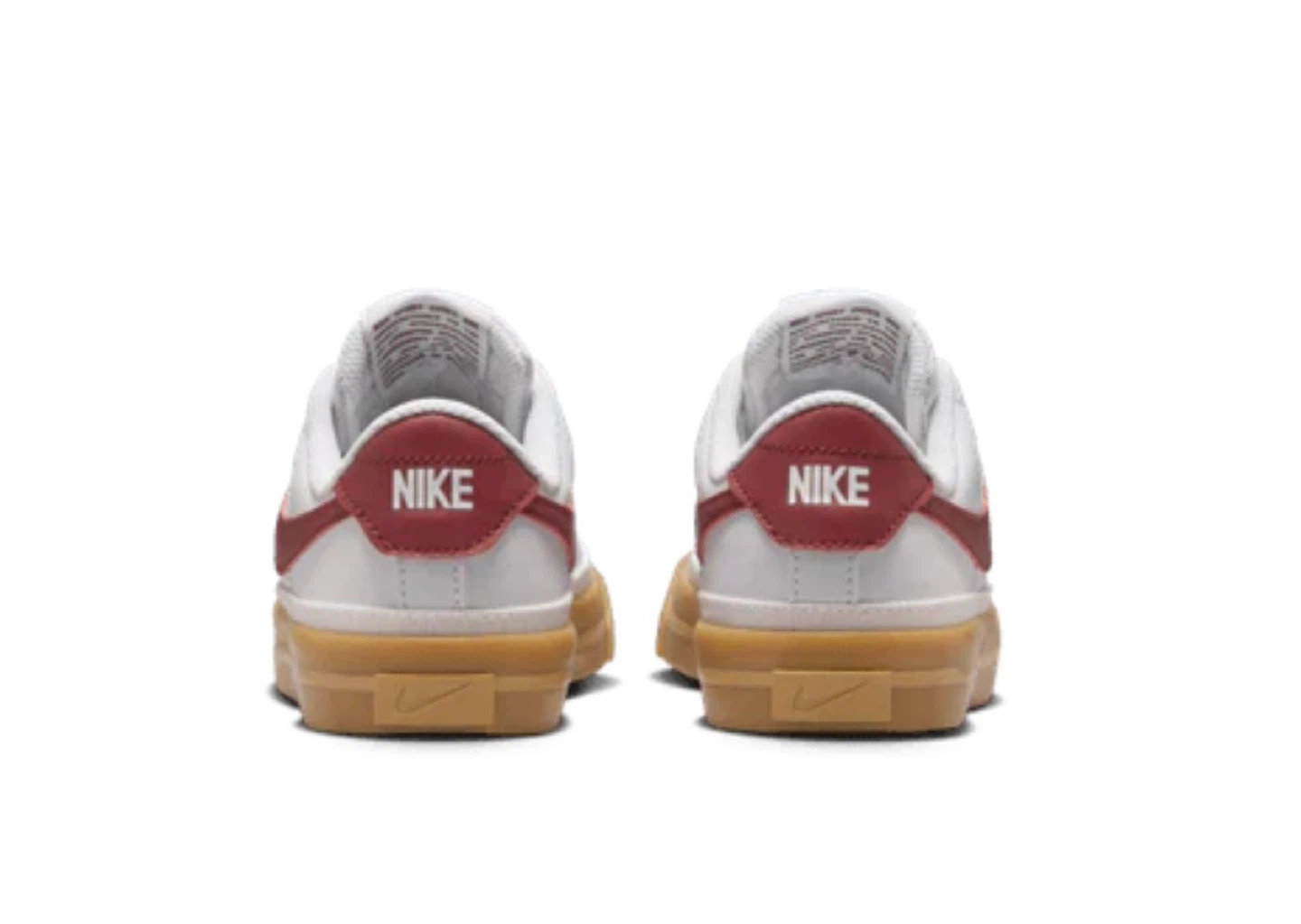 New Nike Court Legacy White/Red Gum Sneakers - photo 4