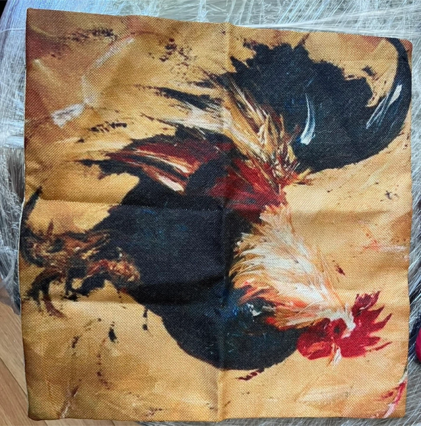 Rooster Kitchen Set: Potholders, Placemats, Towels, Pillow - photo 3