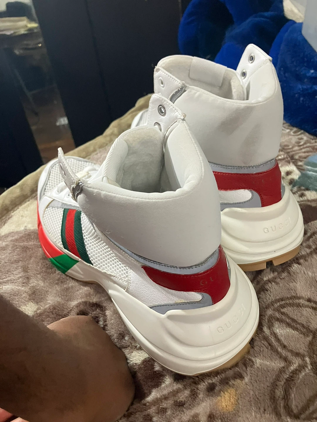 Gucci Rhyton Reflective Hi-Top Men’s Sneakers