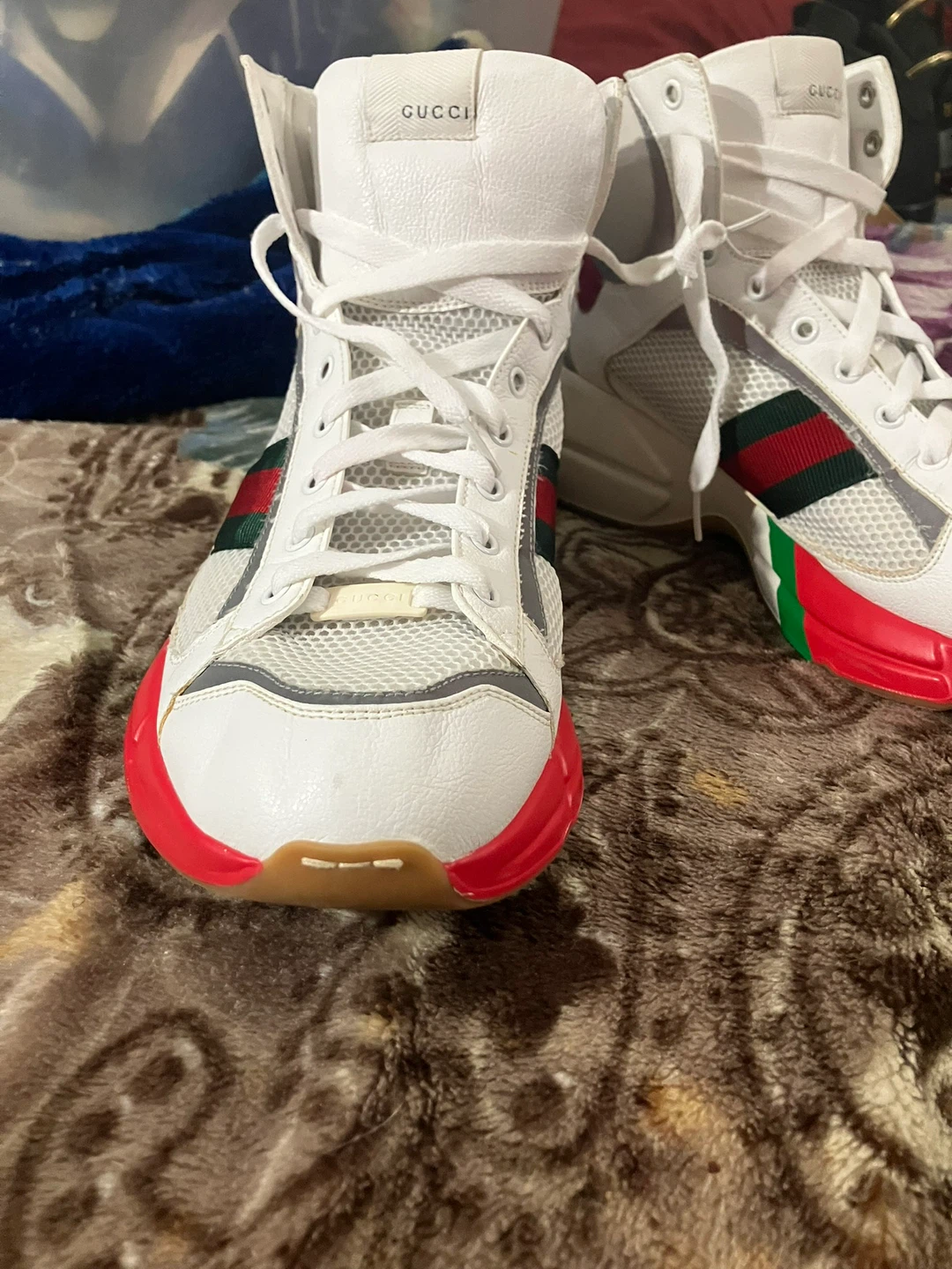 Gucci Rhyton Reflective Hi-Top Men’s Sneakers - photo 5