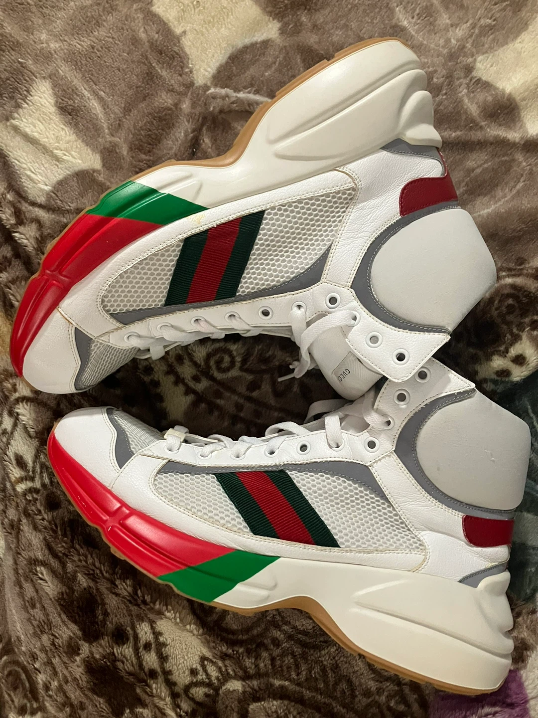 Gucci Rhyton Reflective Hi-Top Men’s Sneakers - photo 2