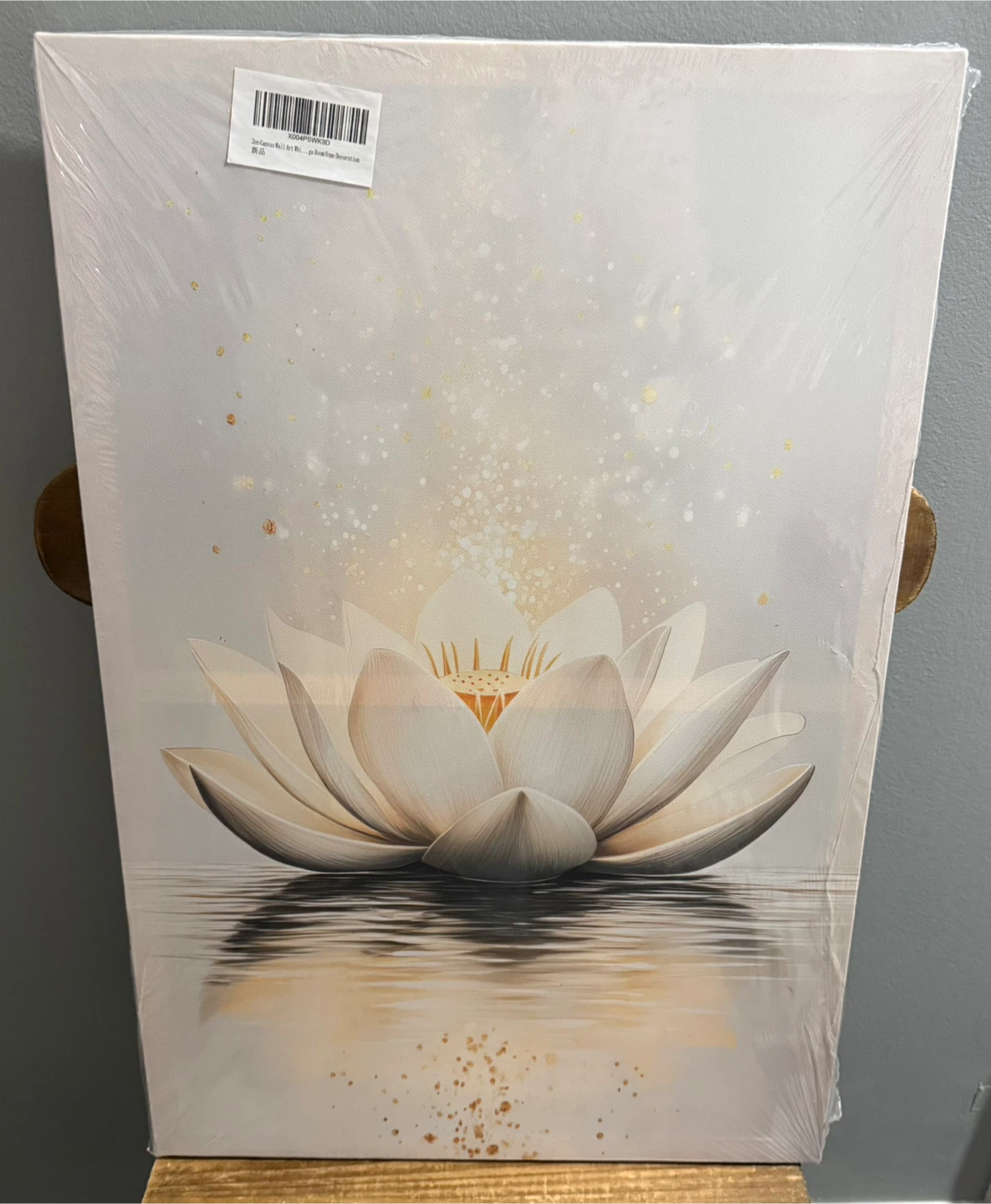 Lotus Flower Canvas Wall Art 16"x24"