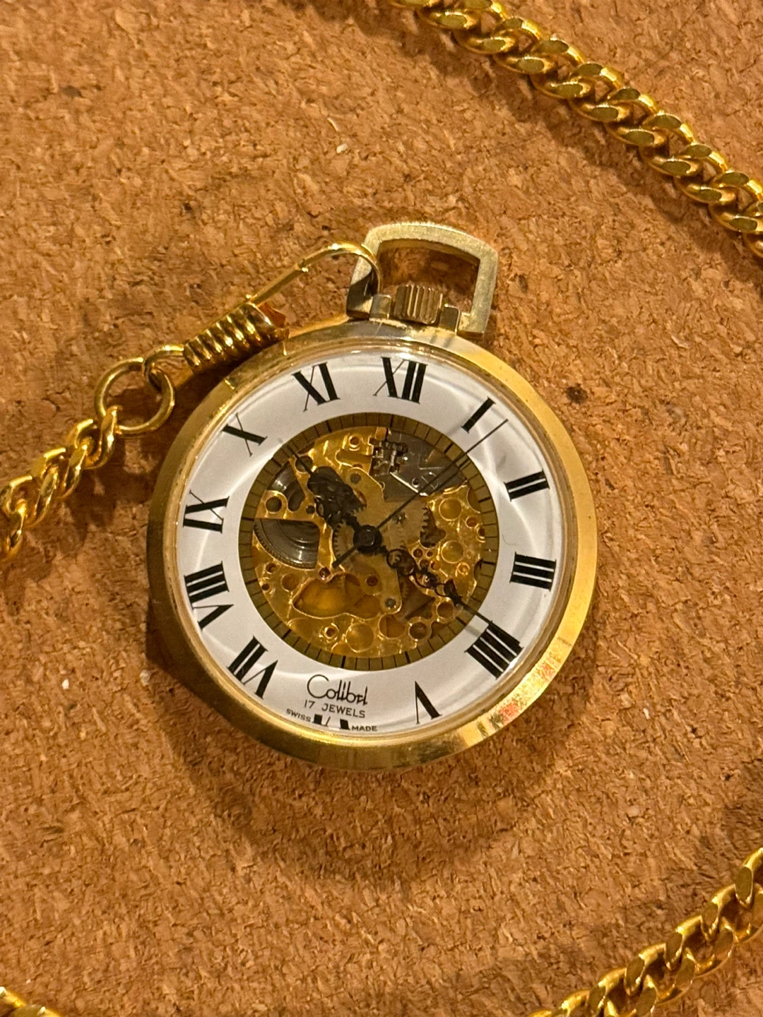 Colibri Pocket Watch with Chain