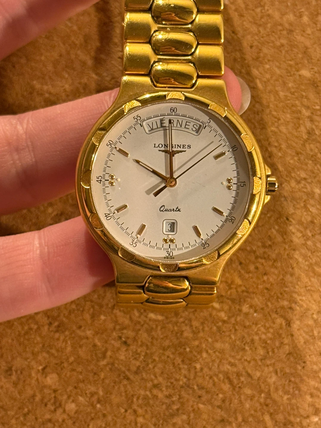 Longines Conquest Quartz Gold Watch