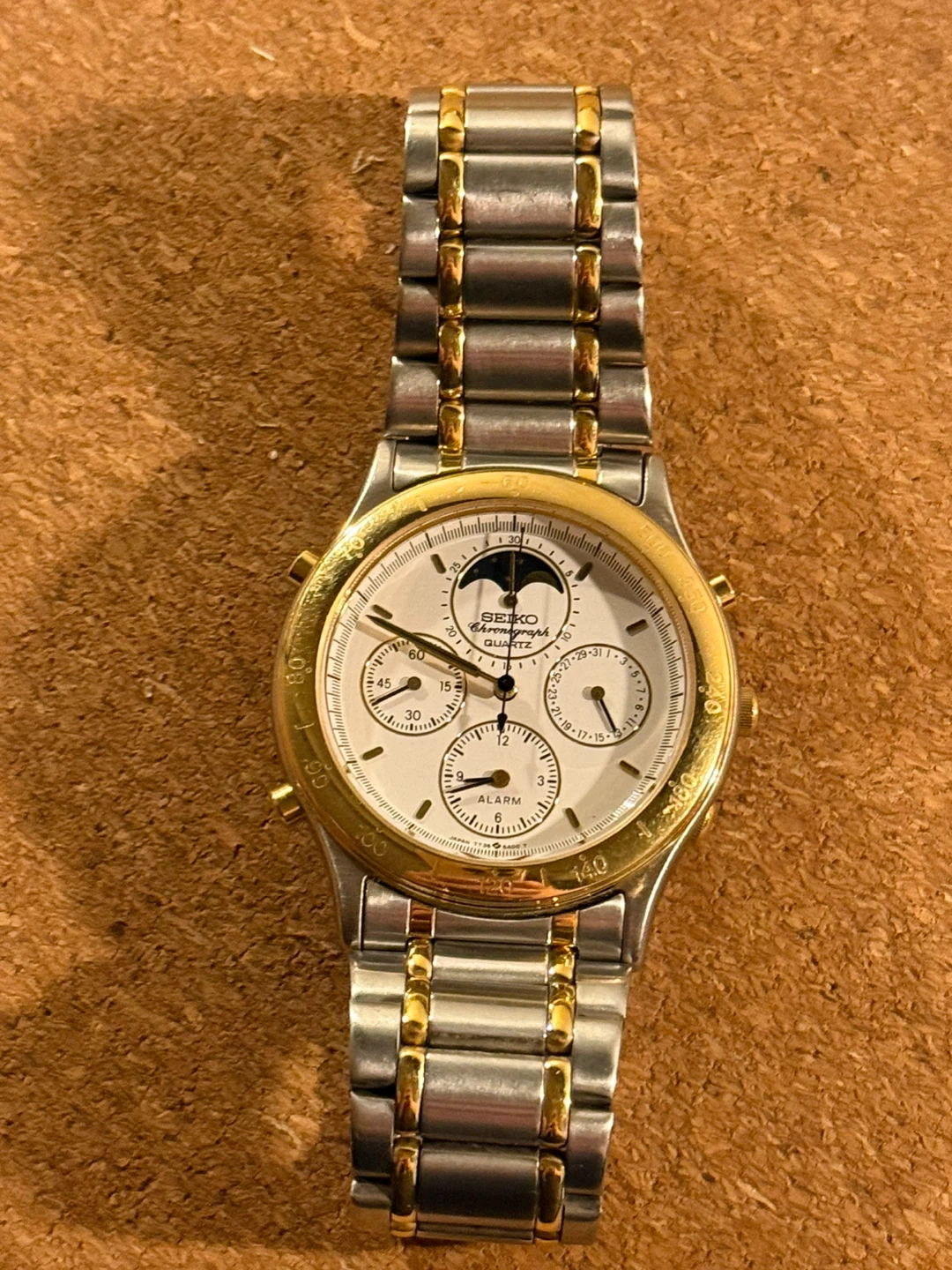 Seiko Chronograph Quartz Watch - Two-Tone - photo 4