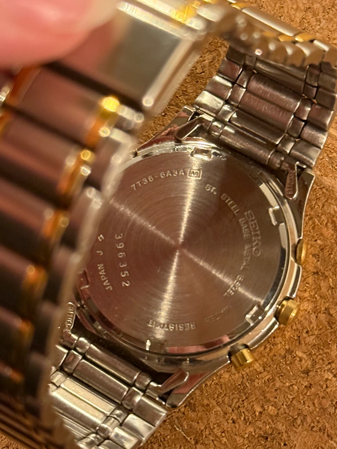 Seiko Chronograph Quartz Watch - Two-Tone - photo 3