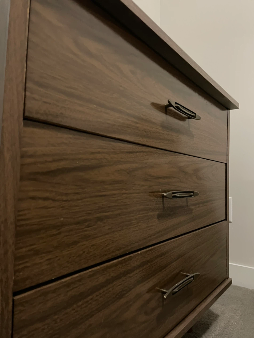 Wood 3-Drawer Dresser - photo 2