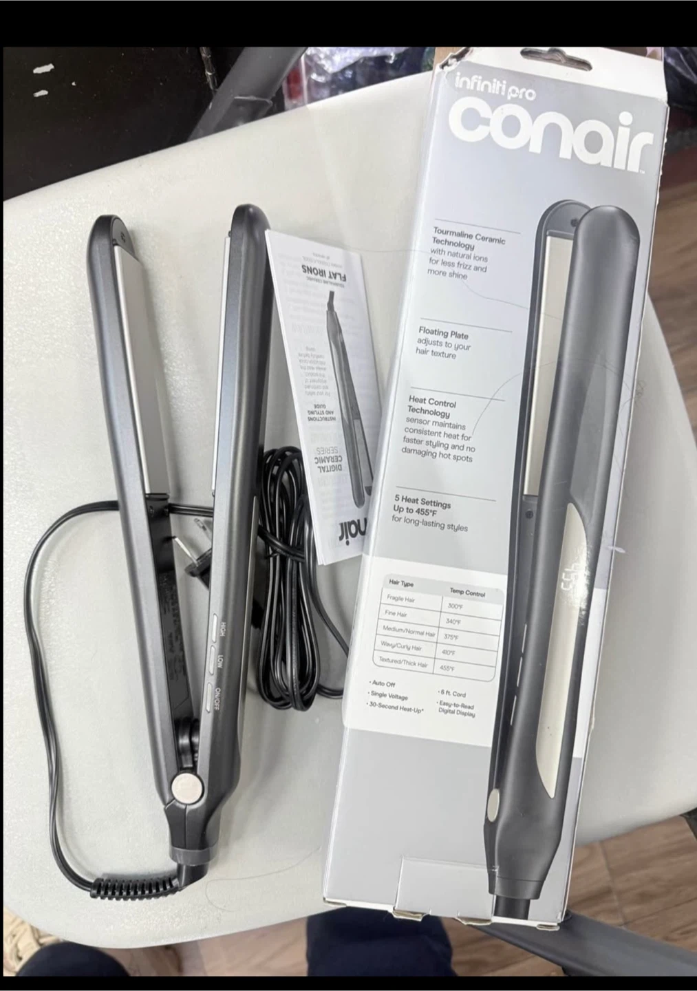 Conair Infiniti Pro 1" Tourmaline Ceramic Flat Iron - photo 3