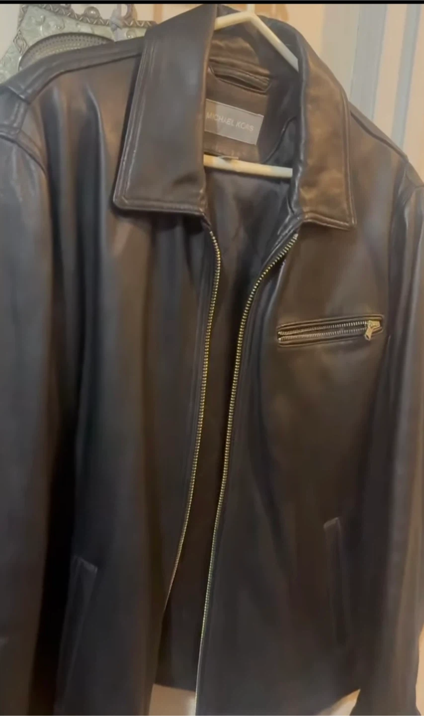 Michael Kors Leather Jacket - Men's - photo 2
