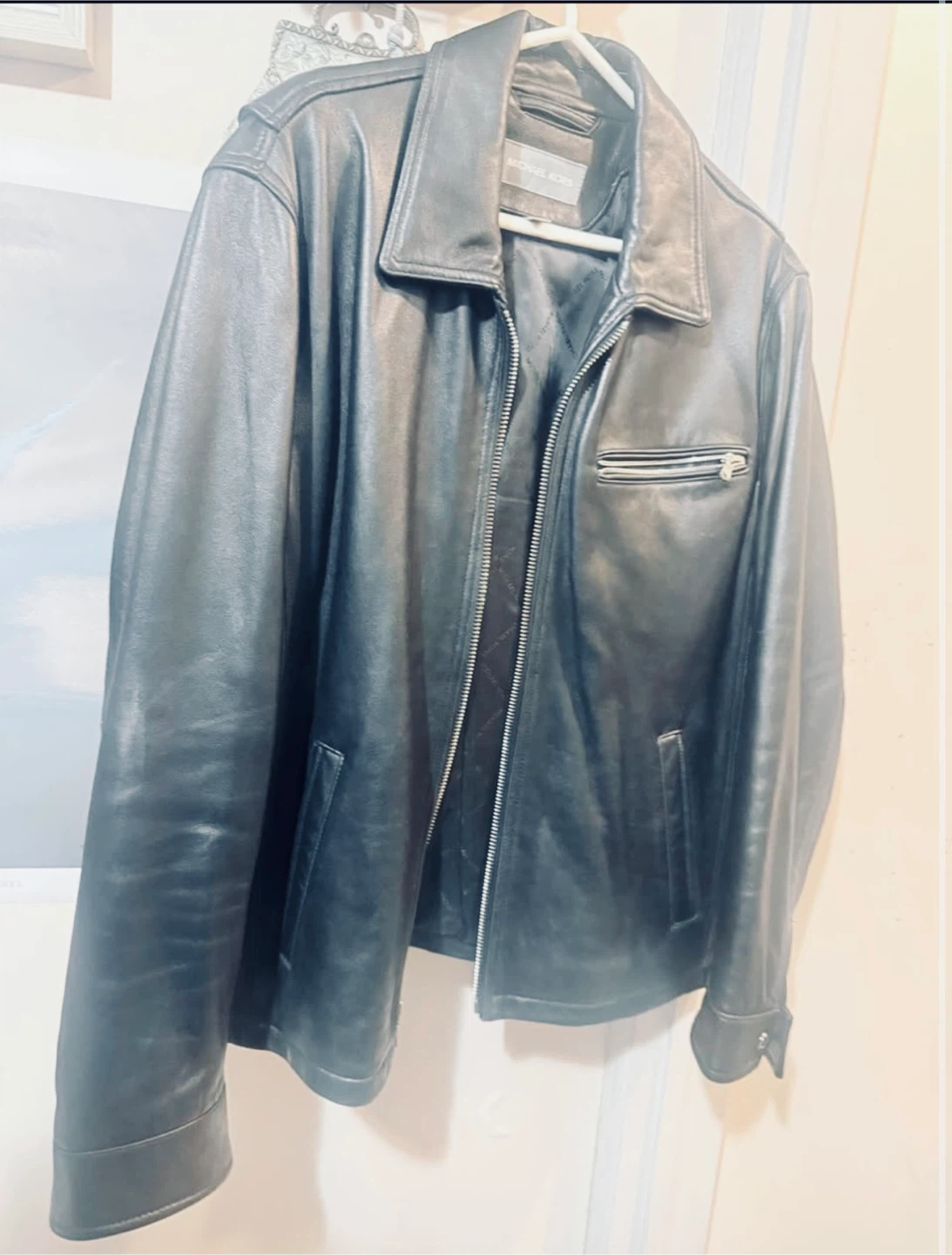 Michael Kors Leather Jacket - Men's - photo 3