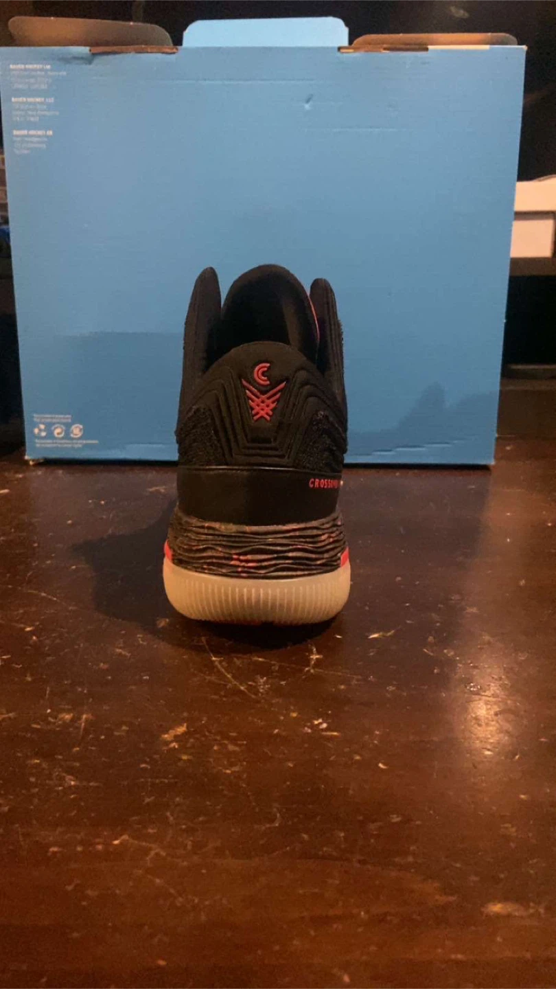 Crossover Culture Basketball Shoes, Black/Red, with Box - photo 4