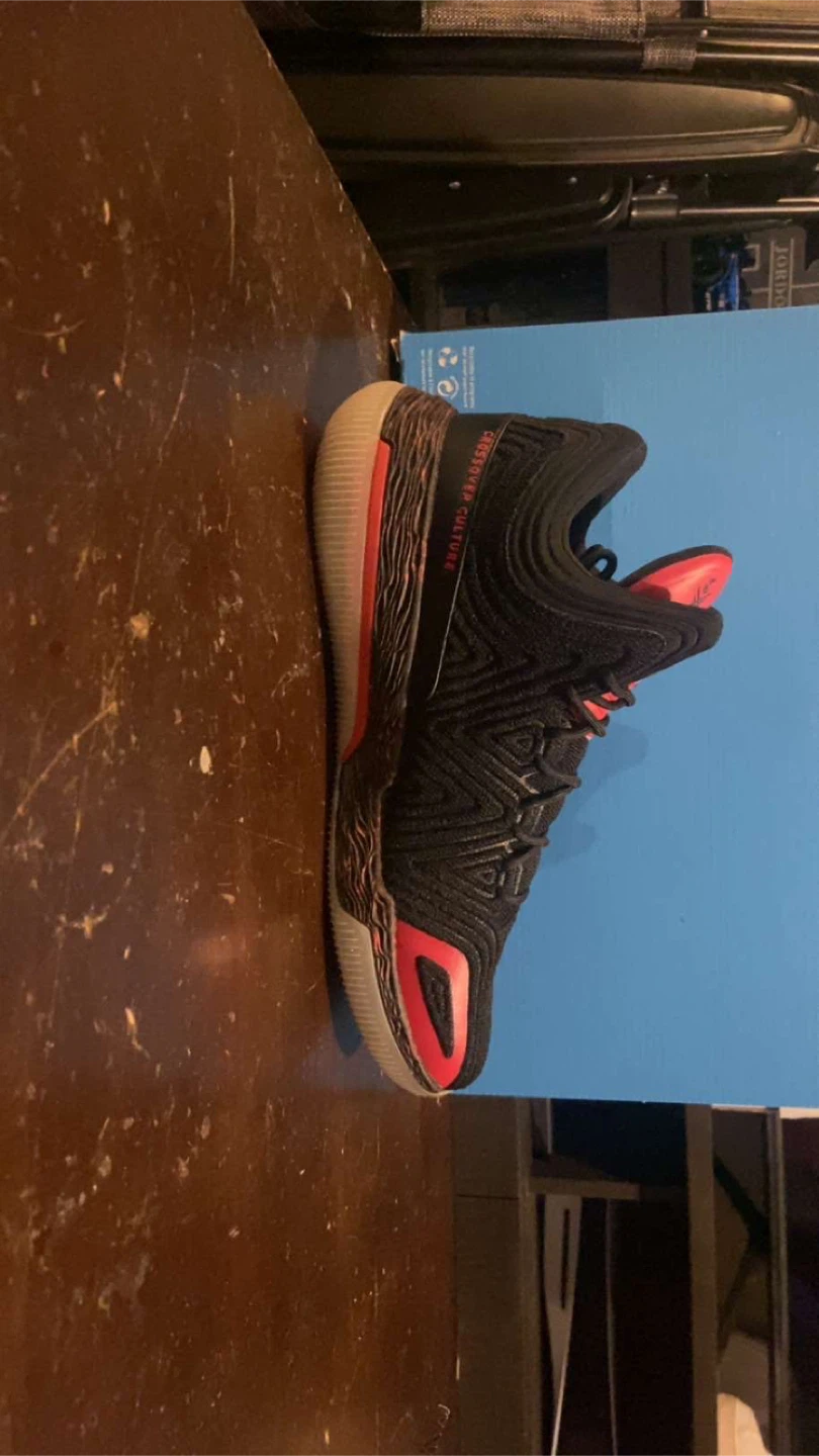 Crossover Culture Basketball Shoes, Black/Red, with Box - photo 5