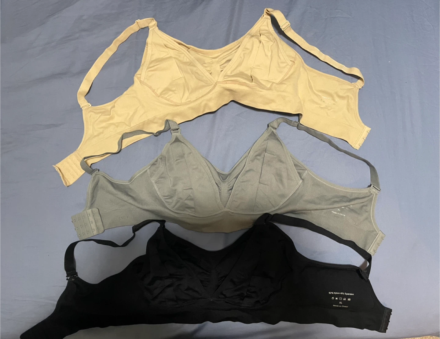 Nursing Bras - Beige, Grey, Black - photo 2
