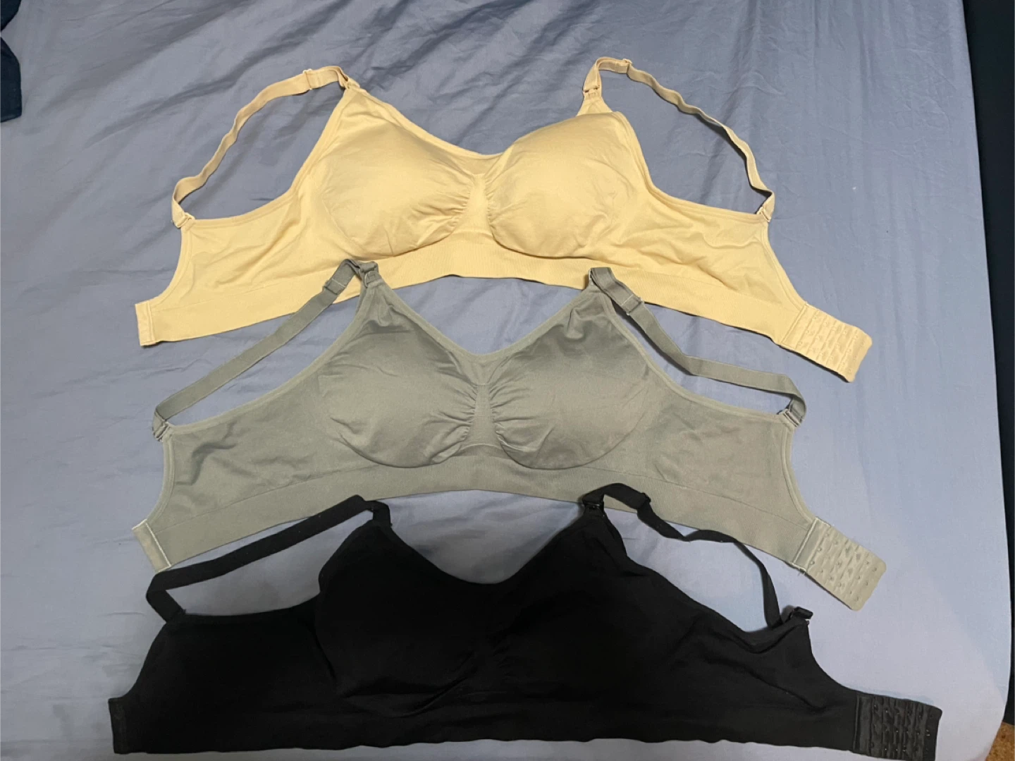 Nursing Bras - Beige, Grey, Black