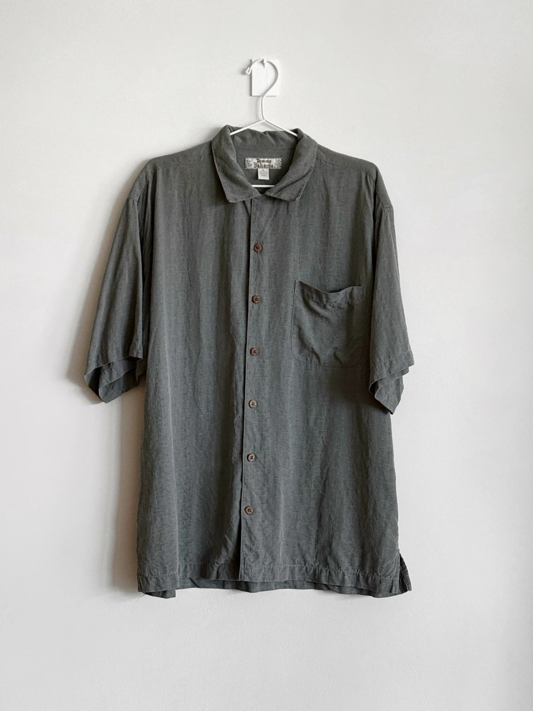 Vintage Tommy Bahama Short Sleeve Silk Button-Up Shirt - photo 2