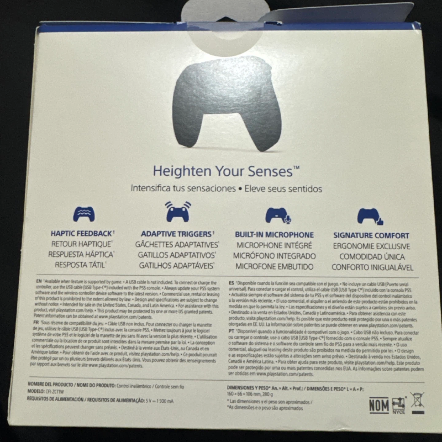 Sony PlayStation 5 DualSense Wireless Controller - Black - photo 3