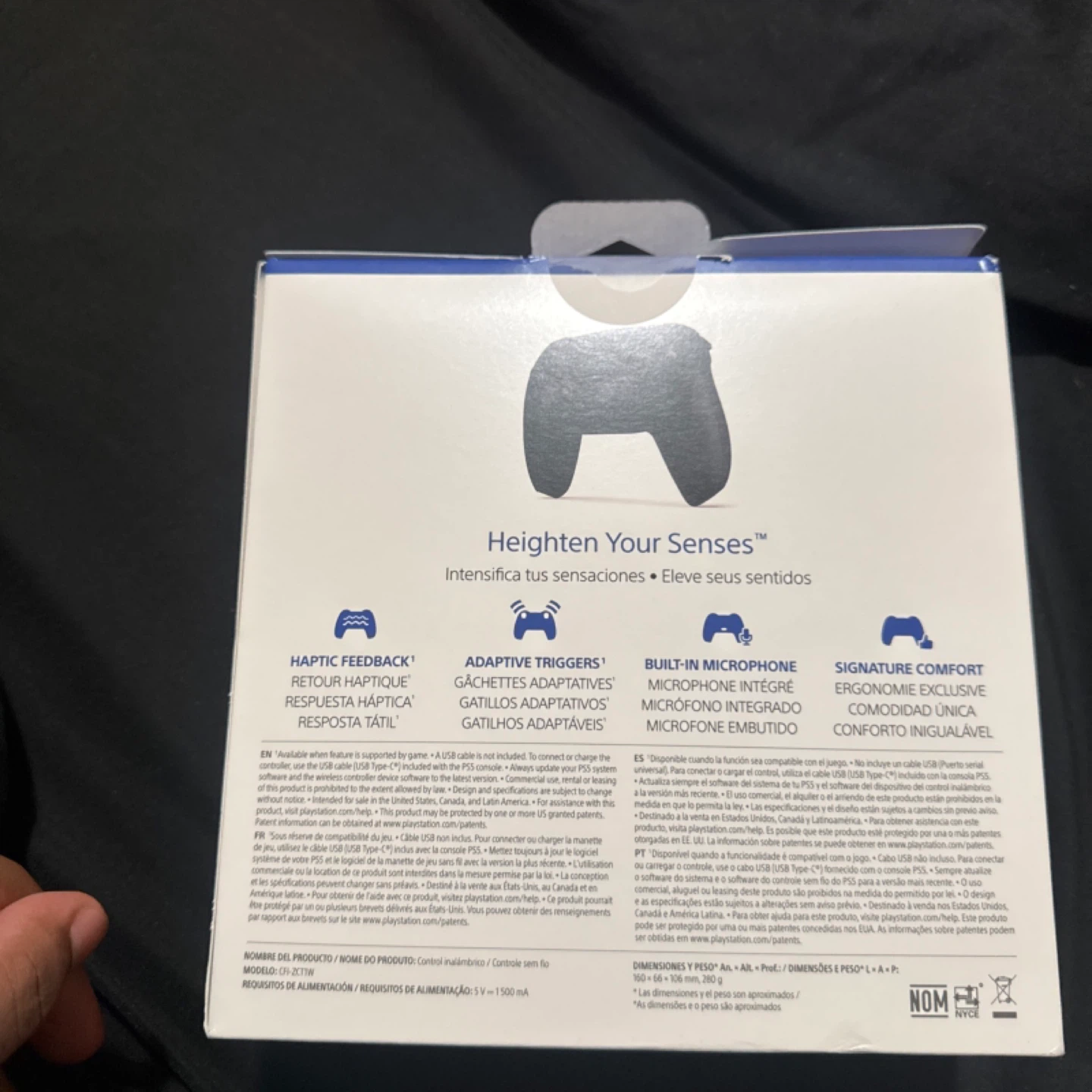 Sony PlayStation 5 DualSense Wireless Controller - Black - photo 4