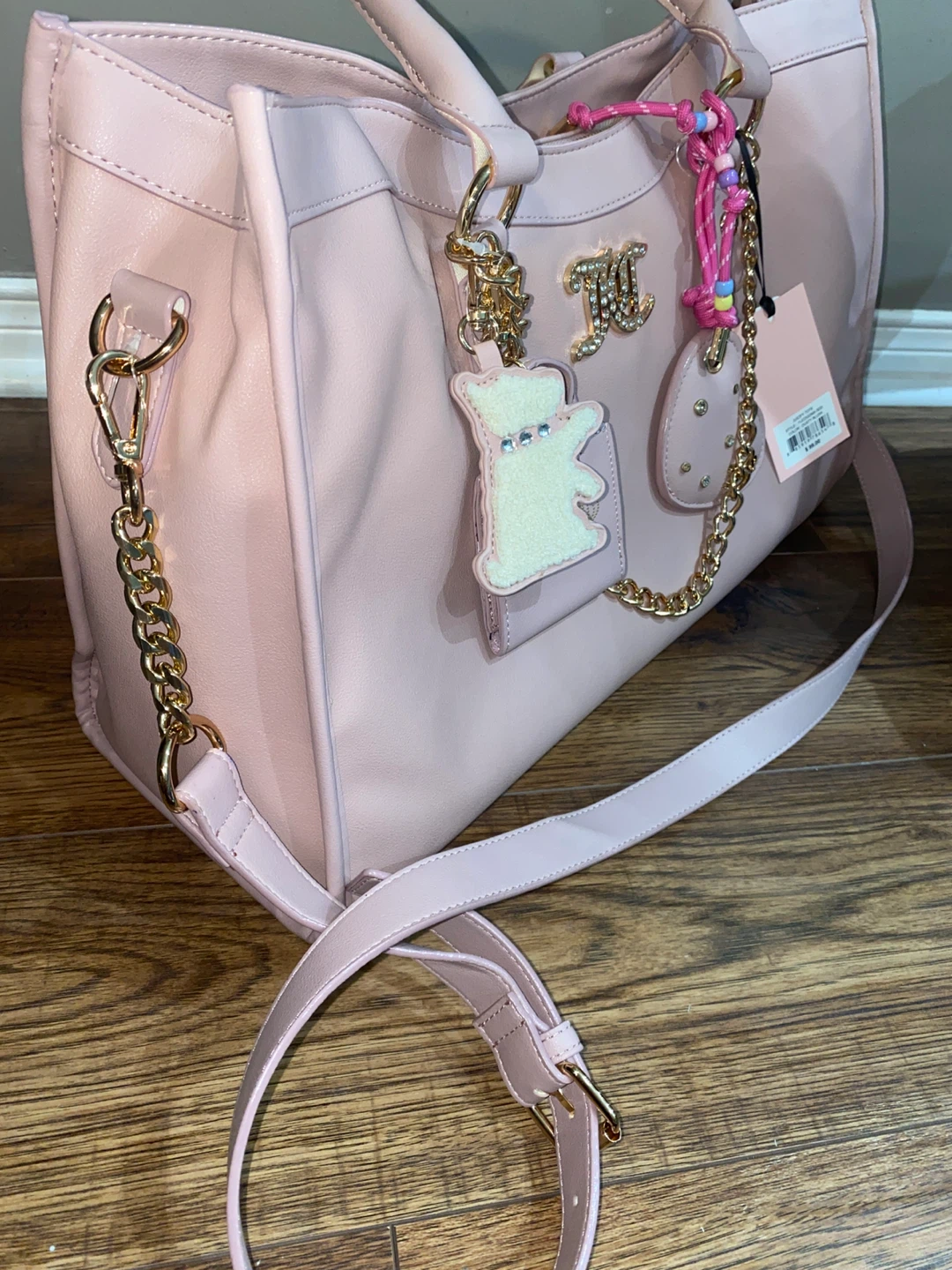 XL Juicy Couture Pink Tote Crossbody Bag - photo 3