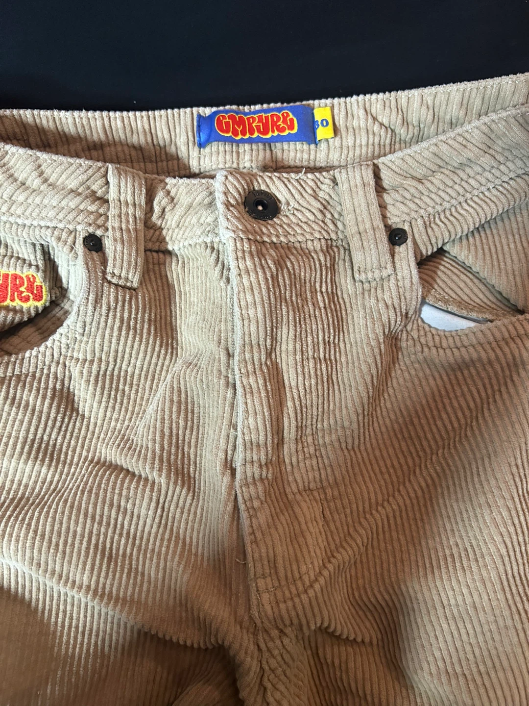 Empyre Loose Fit Khaki Corduroy Skate Pant