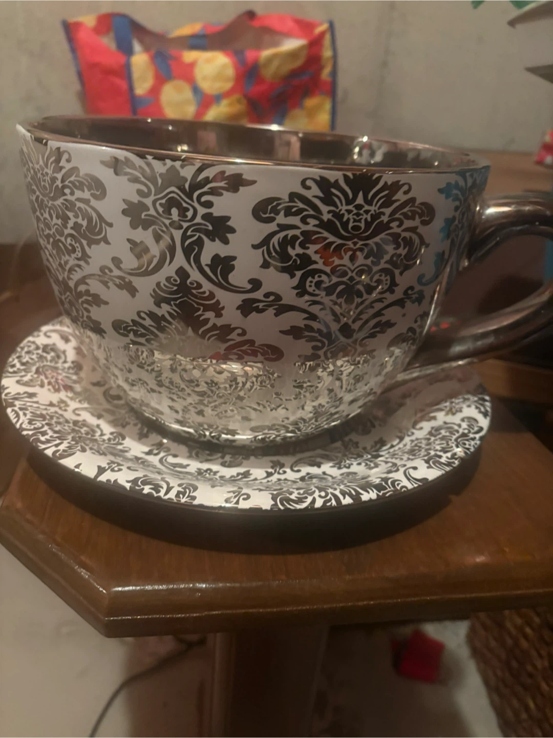 Decorative Cup and Saucer