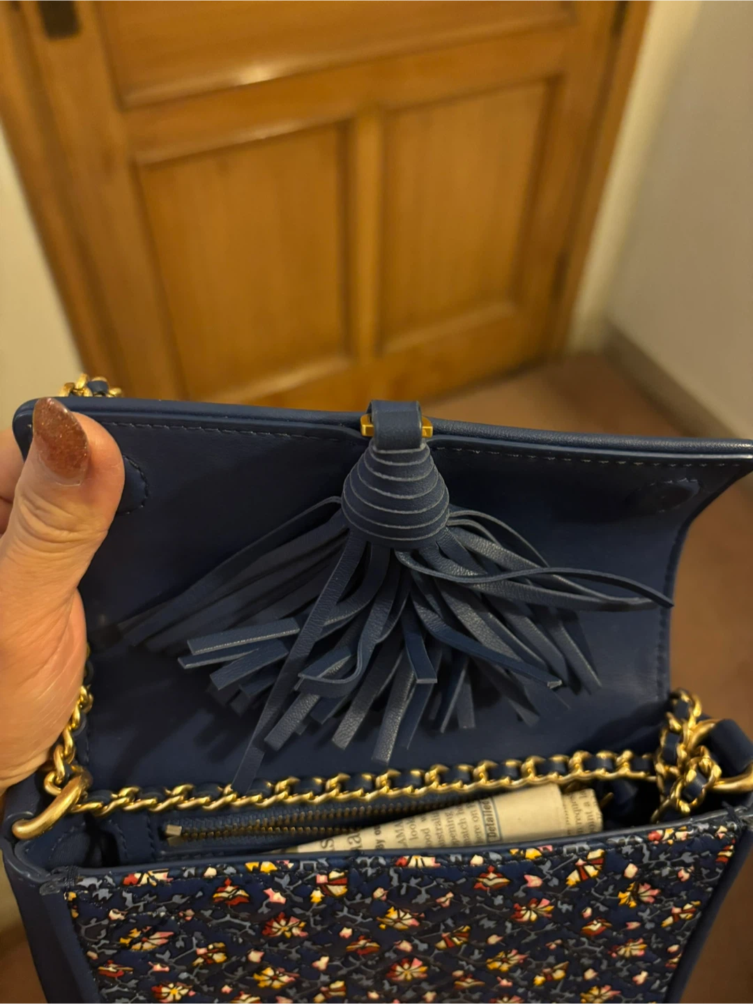 Tory Burch Floral Quilted Crossbody Bag - photo 4