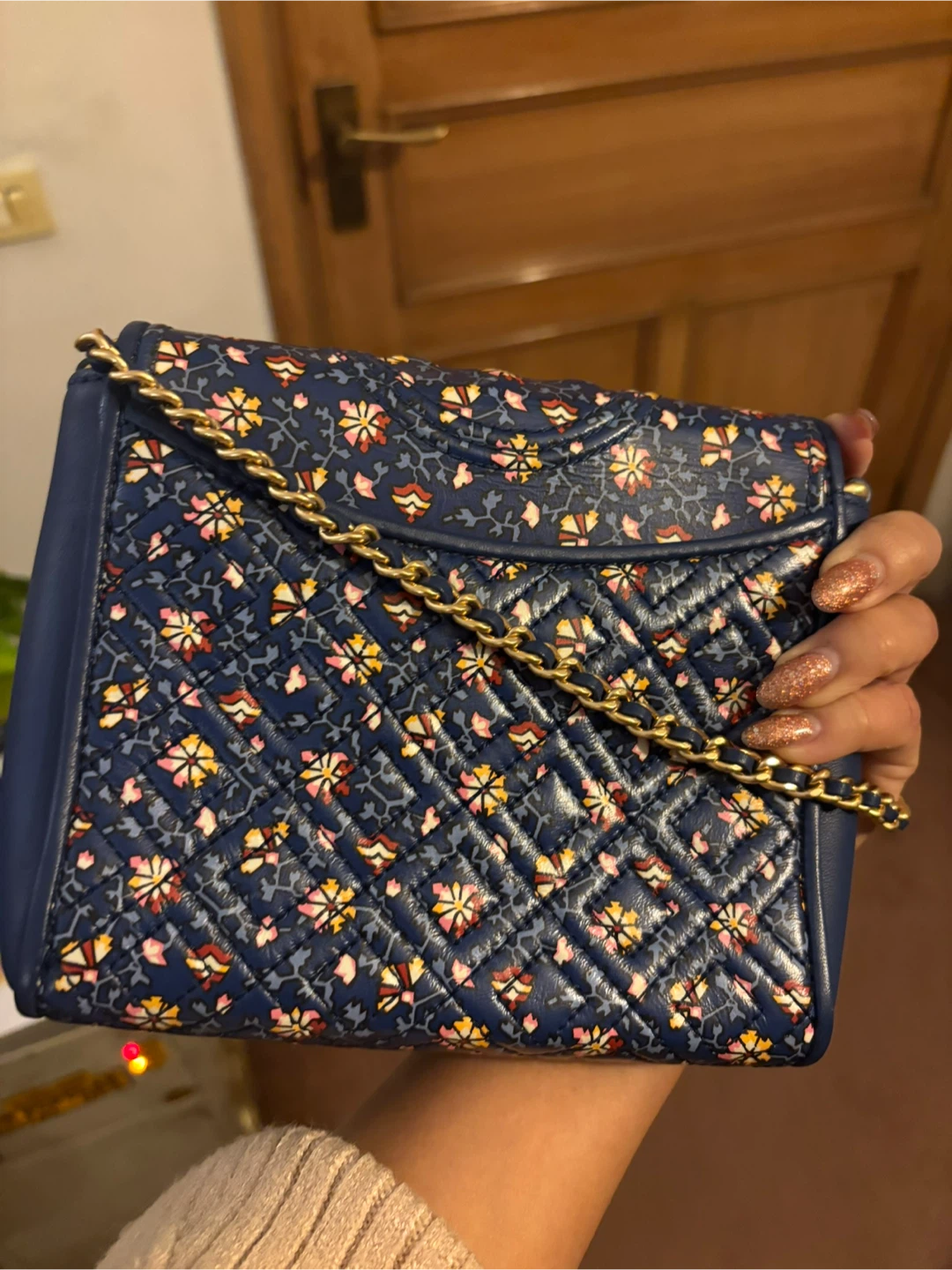 Tory Burch Floral Quilted Crossbody Bag - photo 3