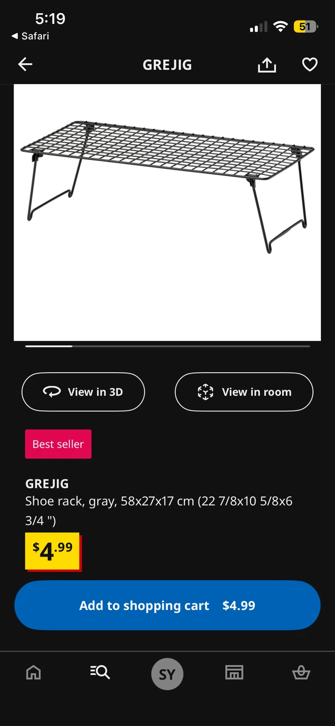 2 Days left- IKEA GREJIG shoe rack & BAGGMUCK shoe tray - photo 3
