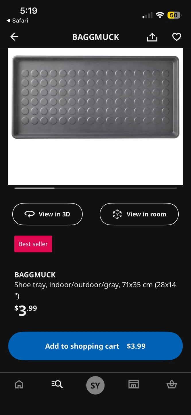 2 Days left- IKEA GREJIG shoe rack & BAGGMUCK shoe tray - photo 4
