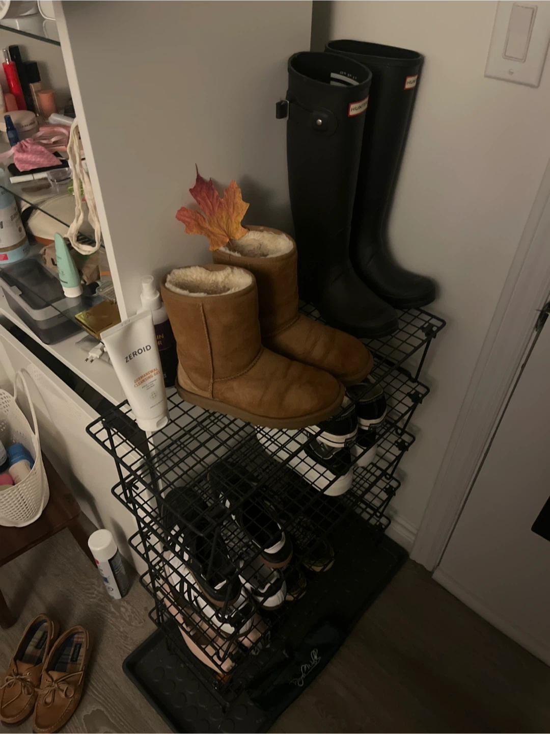 2 Days left- IKEA GREJIG shoe rack & BAGGMUCK shoe tray