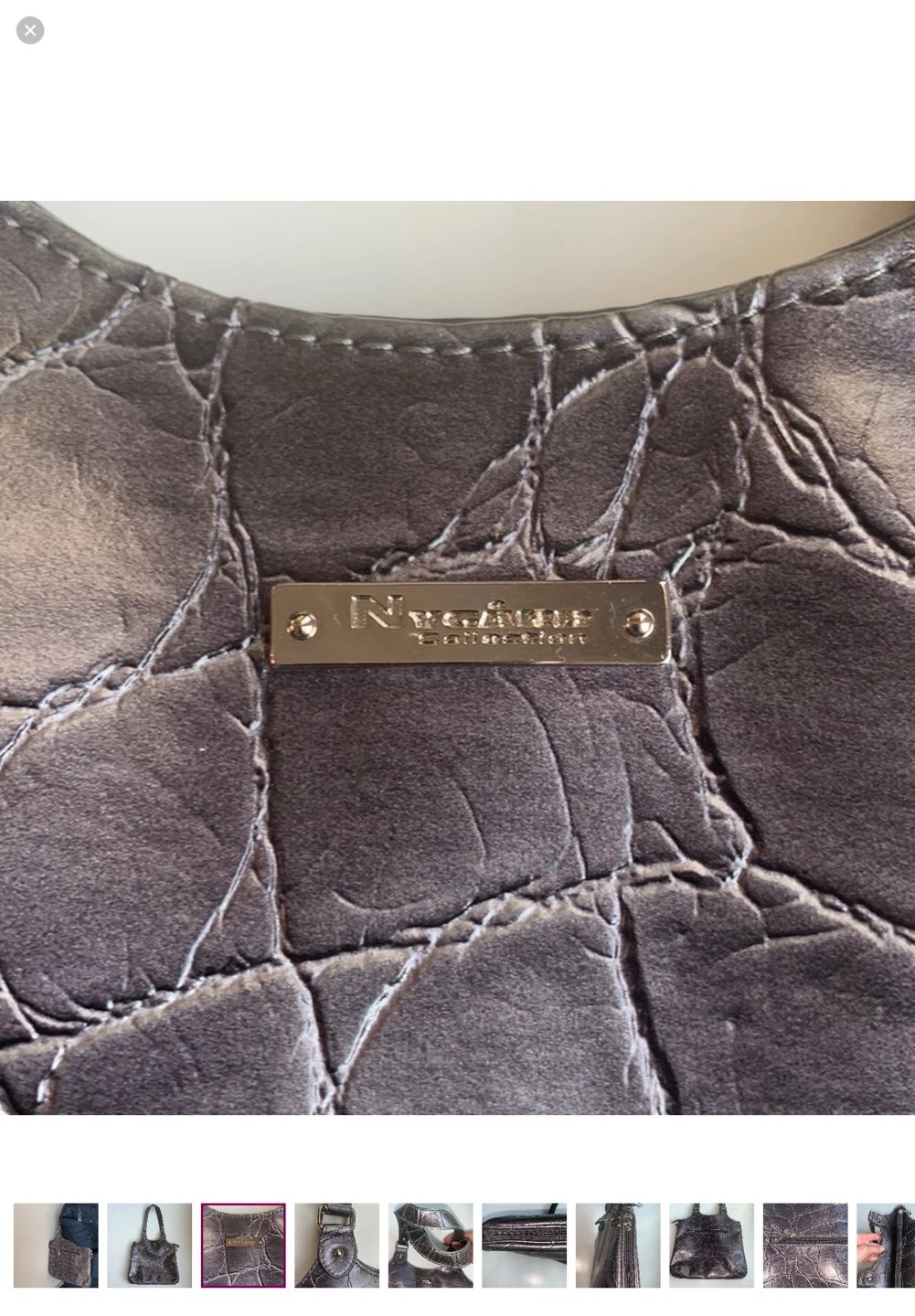 Nygard  Expandable Croc Embossed Handbag - photo 2