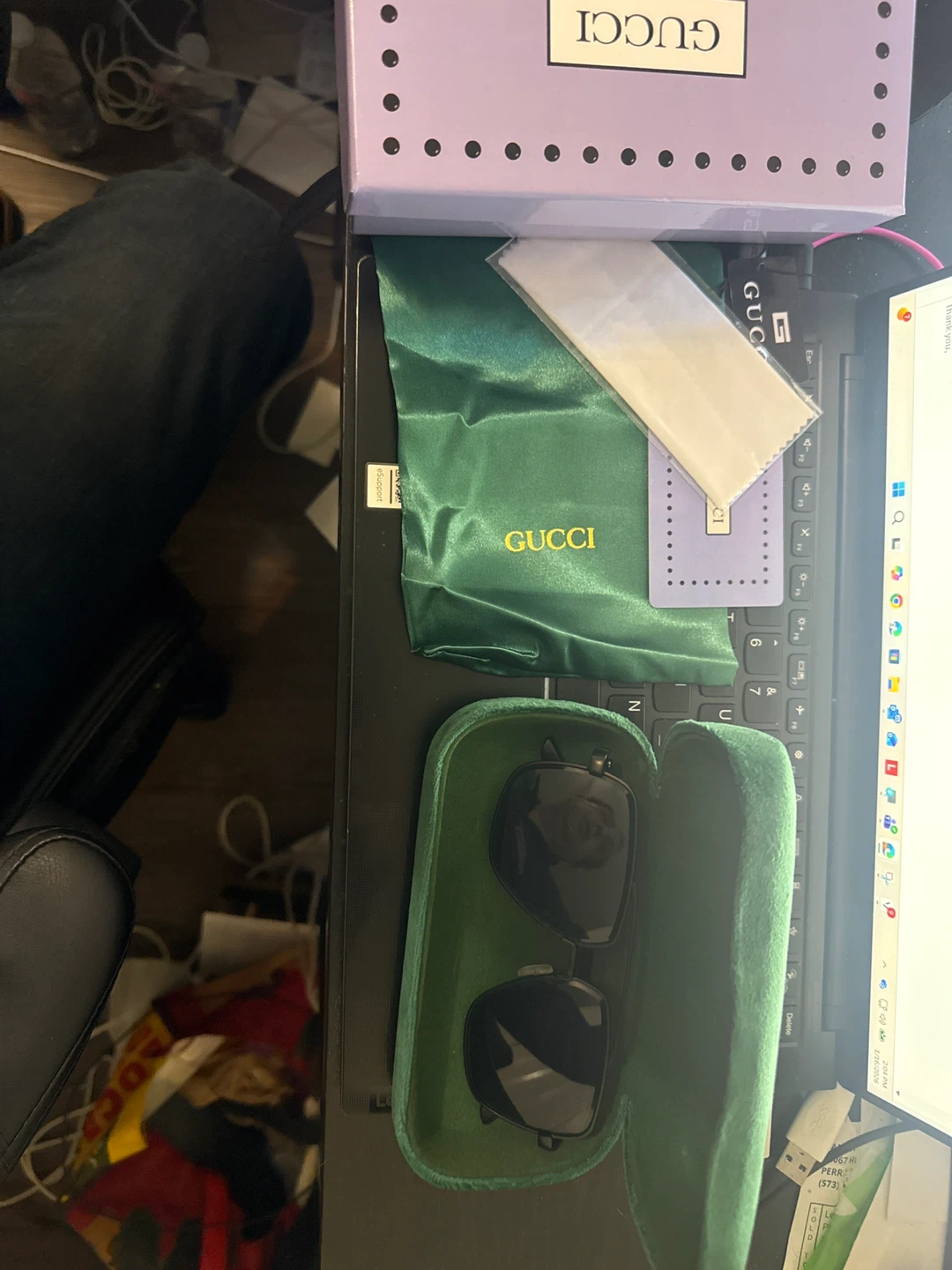 Gucci Sunglasses with Case - photo 2
