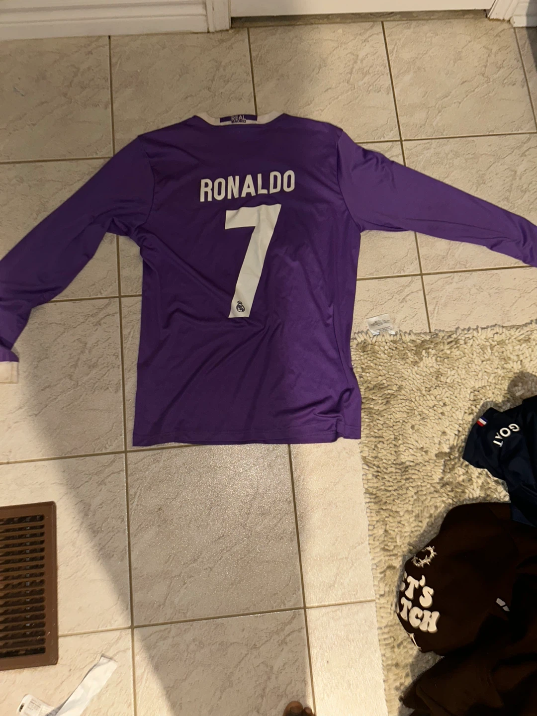 Adidas Real Madrid Ronaldo #7 Purple Jersey - photo 2