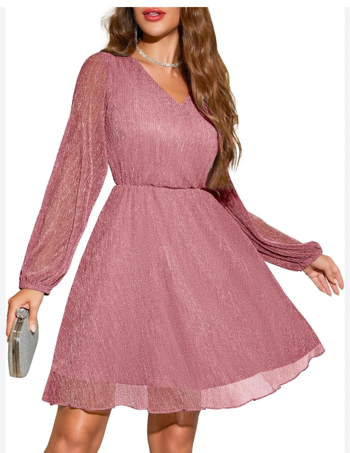 Dressystar Pink Dress Size XL
