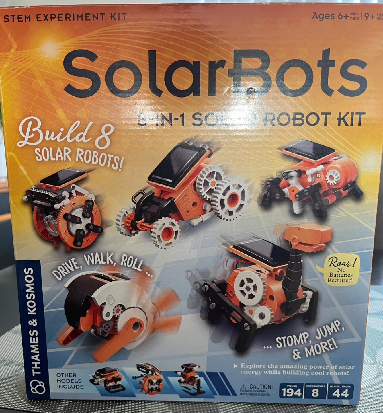 Thames & Kosmos SolarBots 8-in-1 Solar Robot Kit