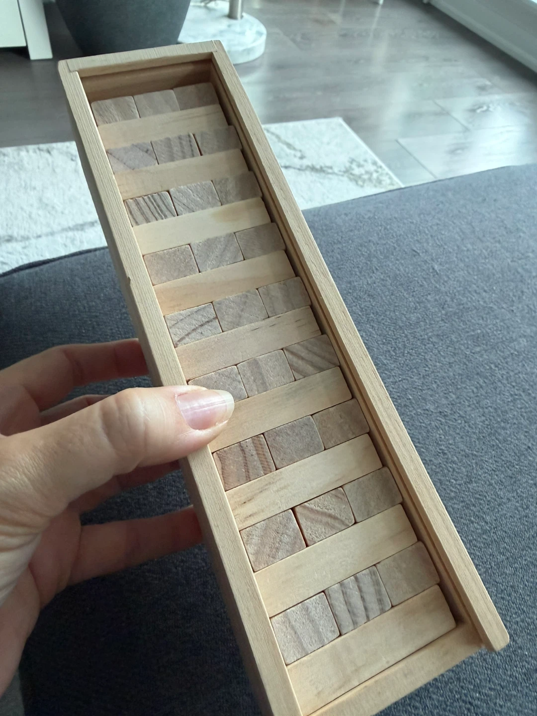 GREAT CONDITION Tumbling Tower Wood Block Stacking Game