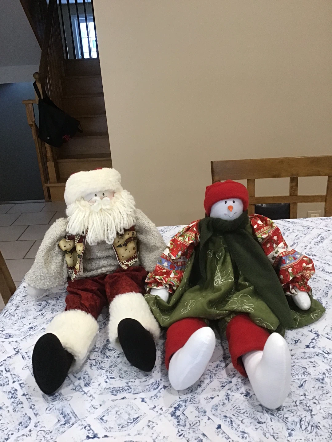 Christmas Santa & Snowman Dolls - photo 2