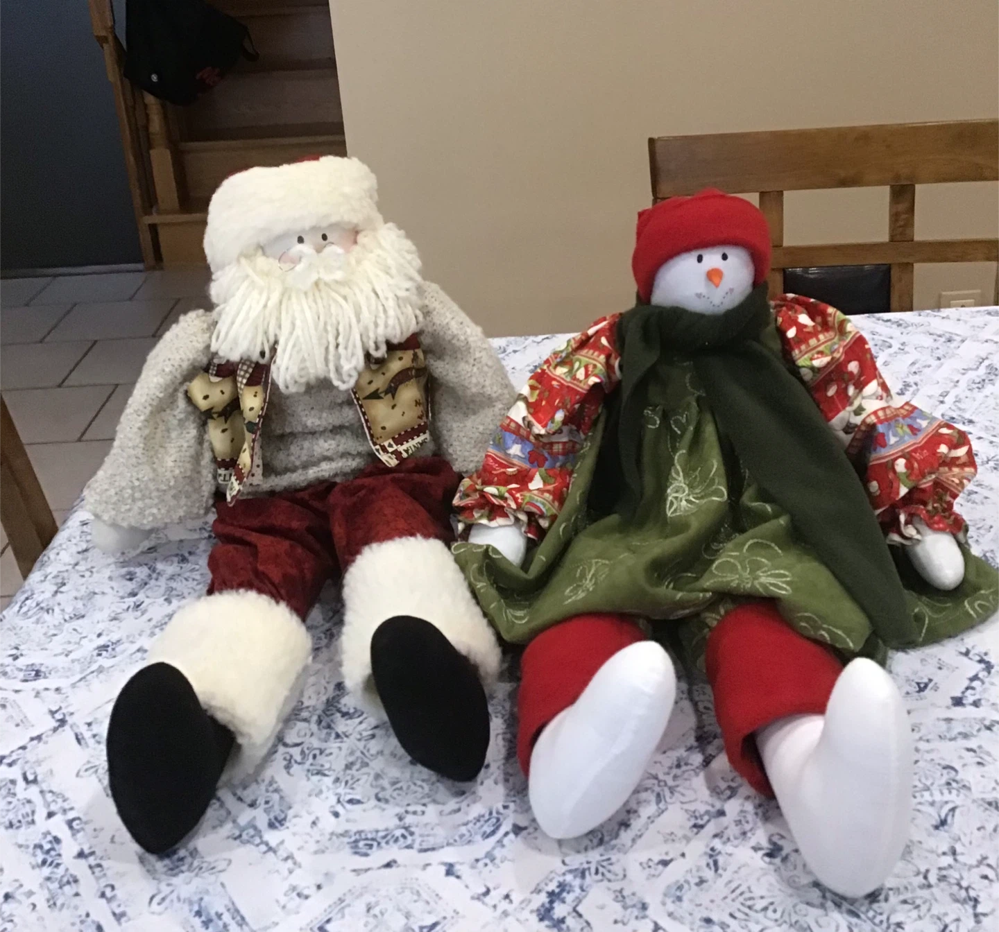 Christmas Santa & Snowman Dolls - photo 3